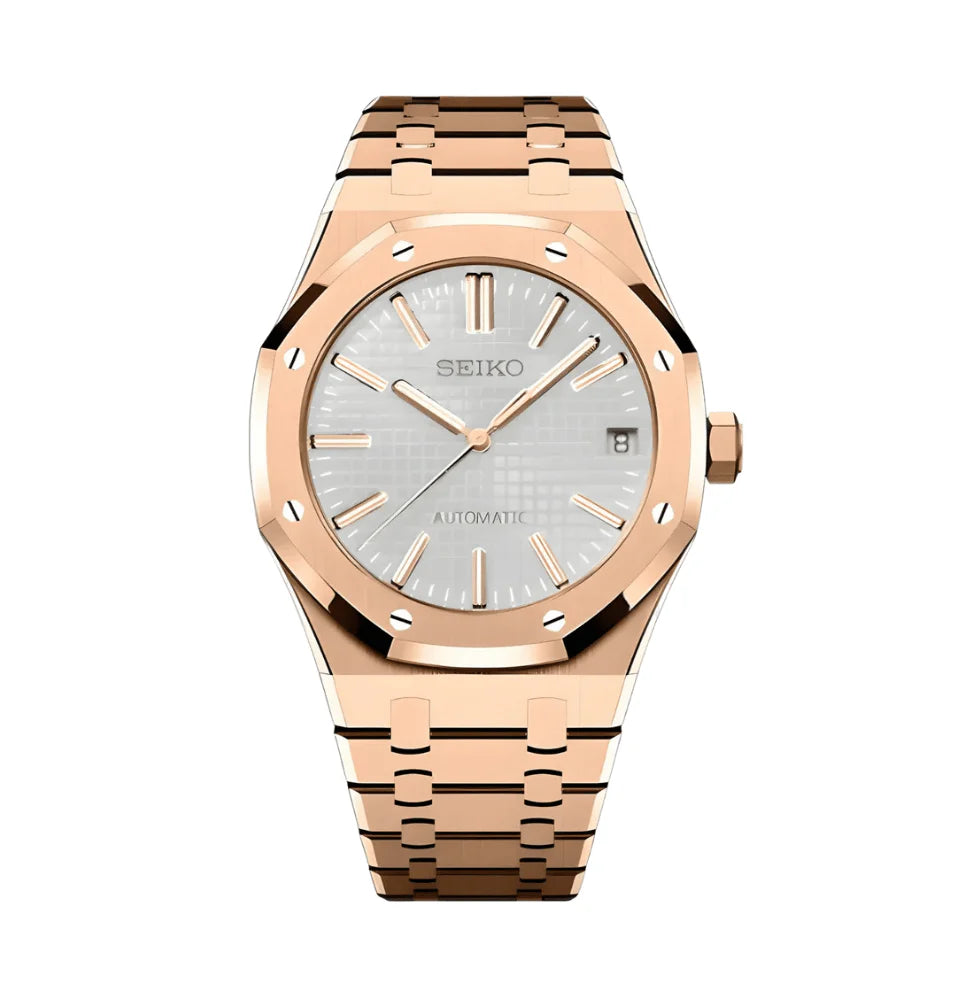 Royal Oak Mod Rose Gold W/White