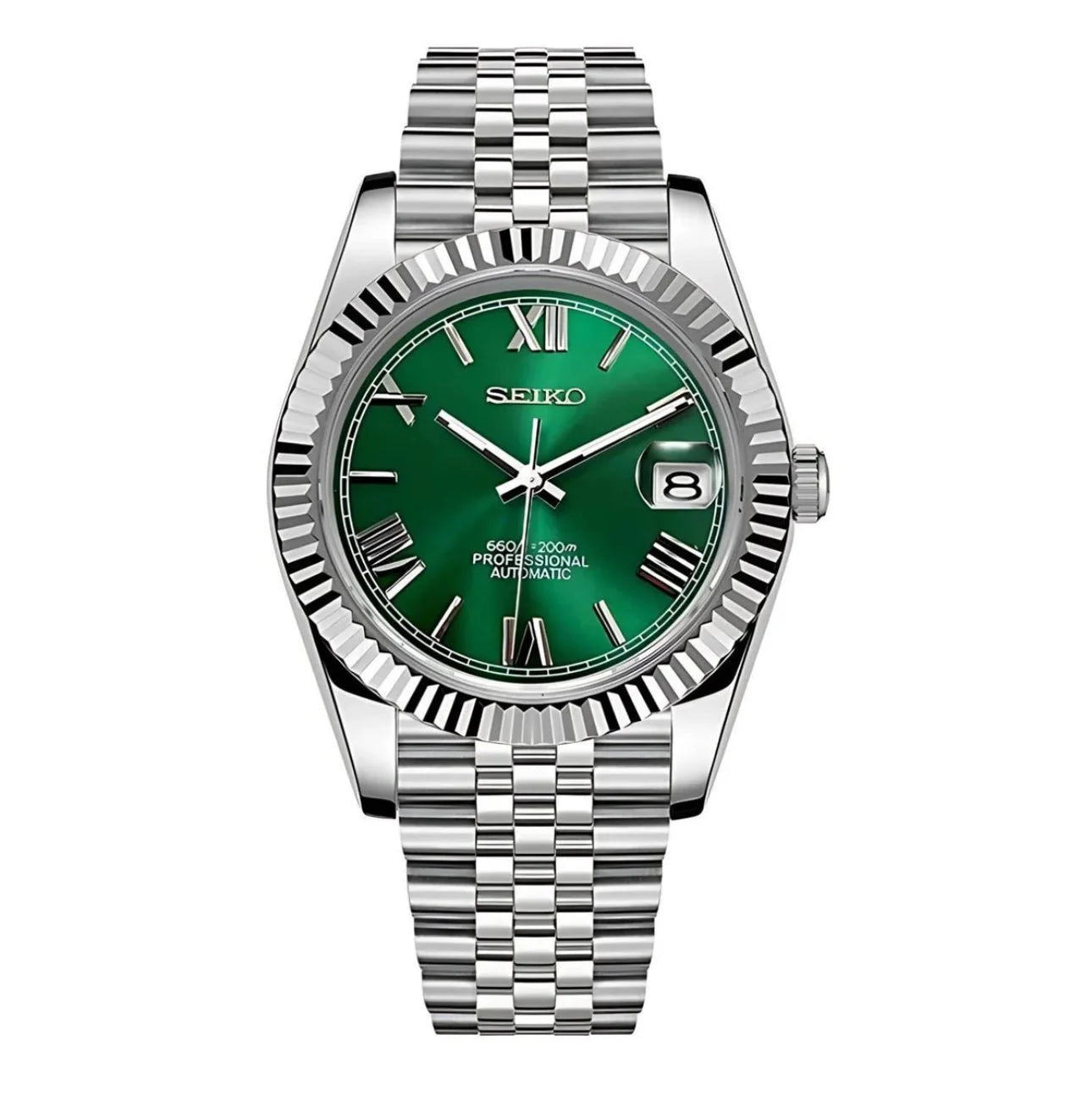 DateJust Mod Forest Green Roman