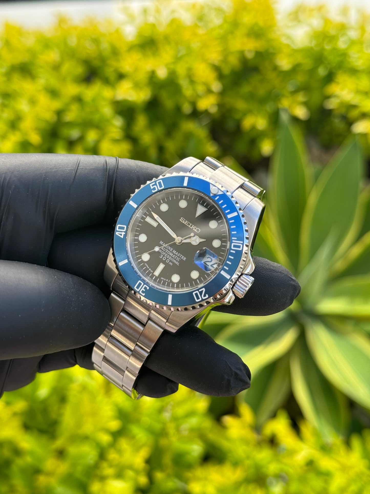 Royal Blue with Black Dial Marine Master Mod