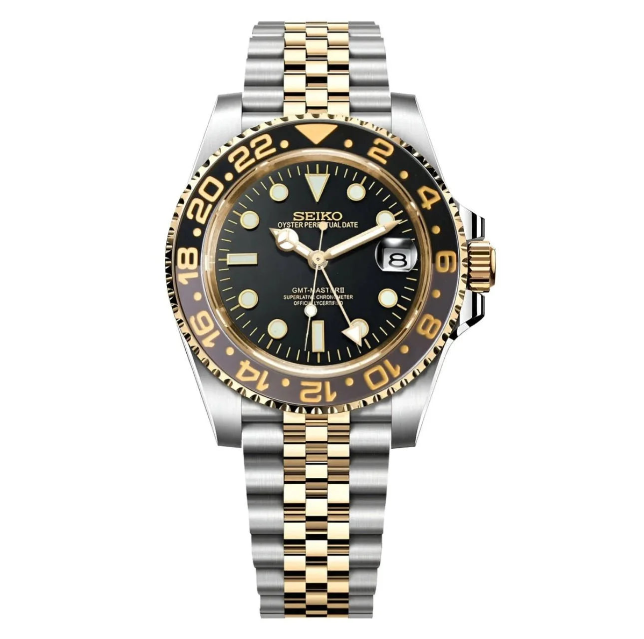 GMT Master Mod Two Tone W/Black