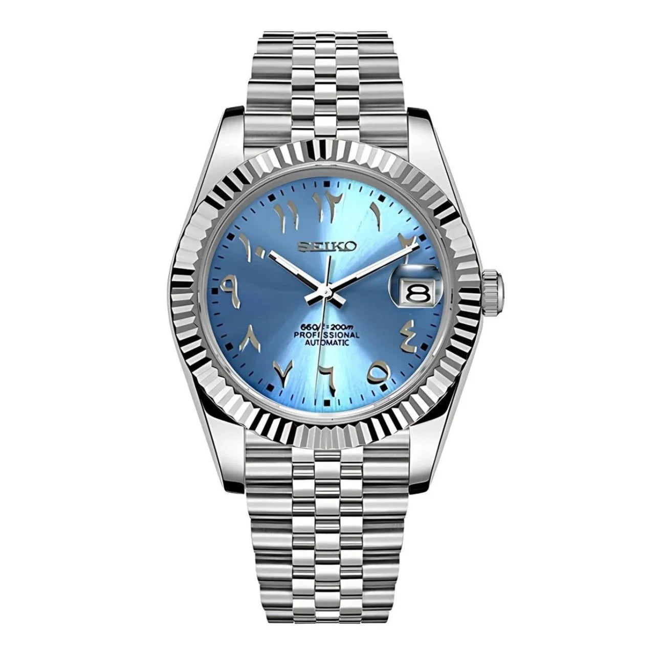 DateJust Mod Ice Blue Arabic