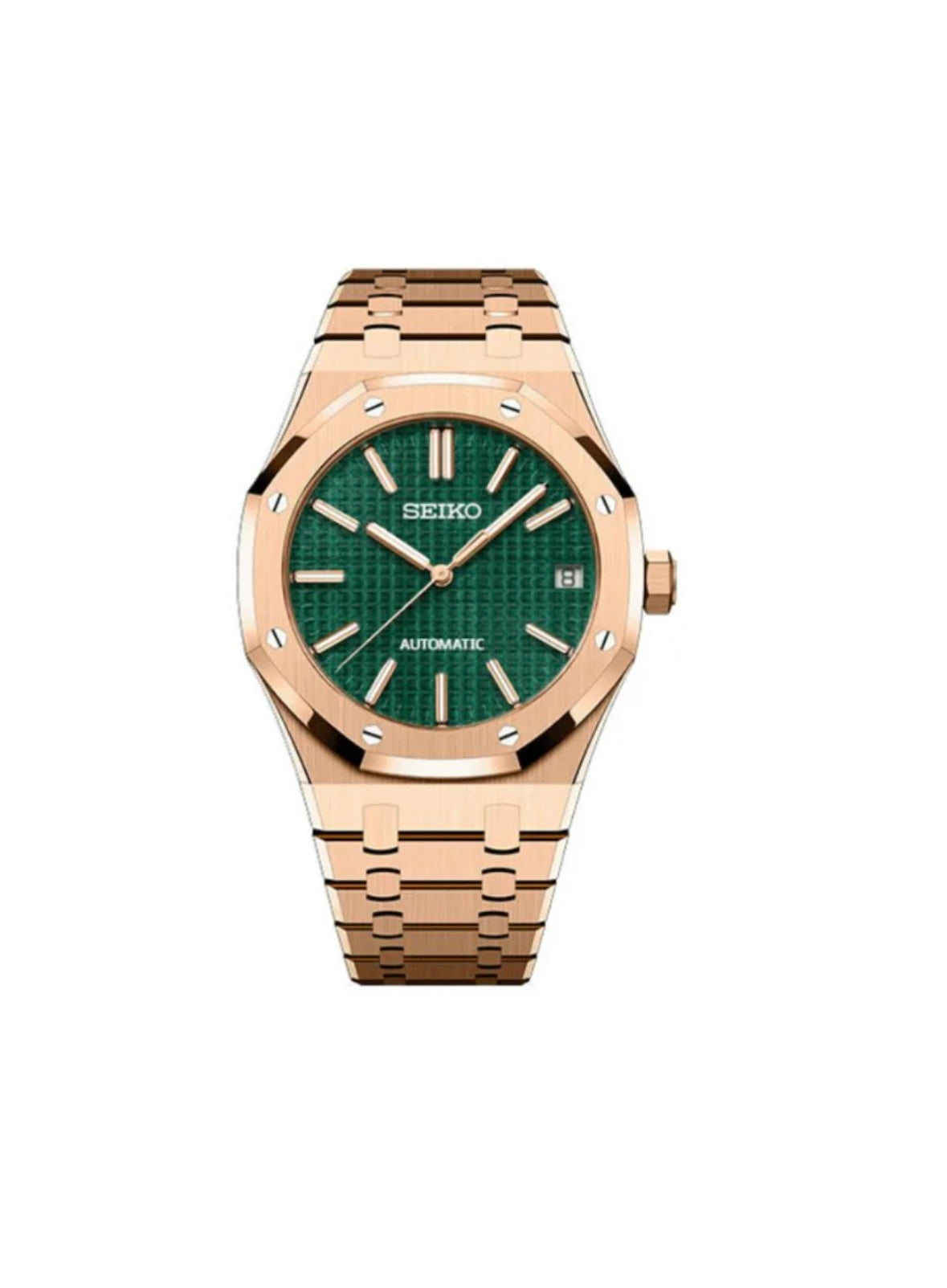 Royal Oak Mod Rose Gold W/Green