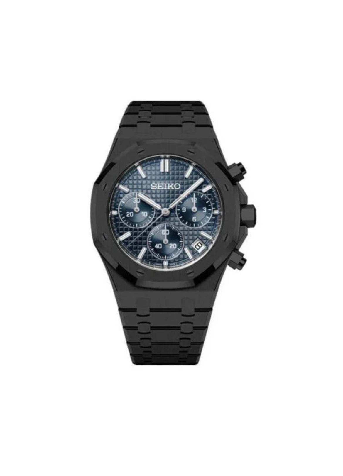 Royal Oak Chronograph Mod Midnight Black W/Navy Blue