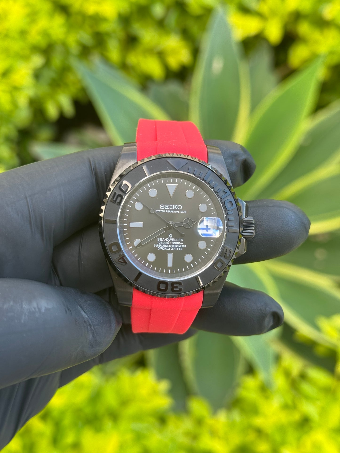 Stealth Sea Dweller Mod W/Red Band