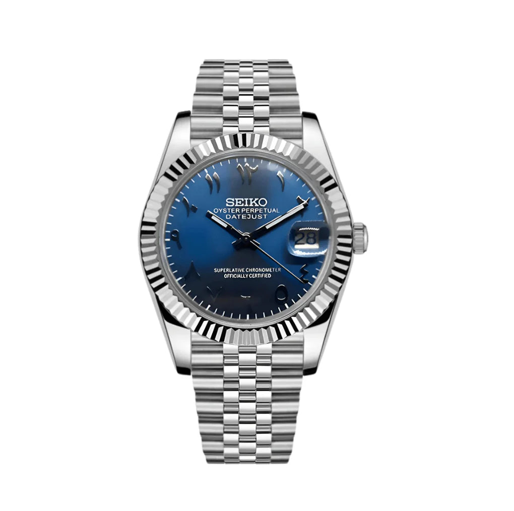 DateJust Mod Navy Blue Arabic