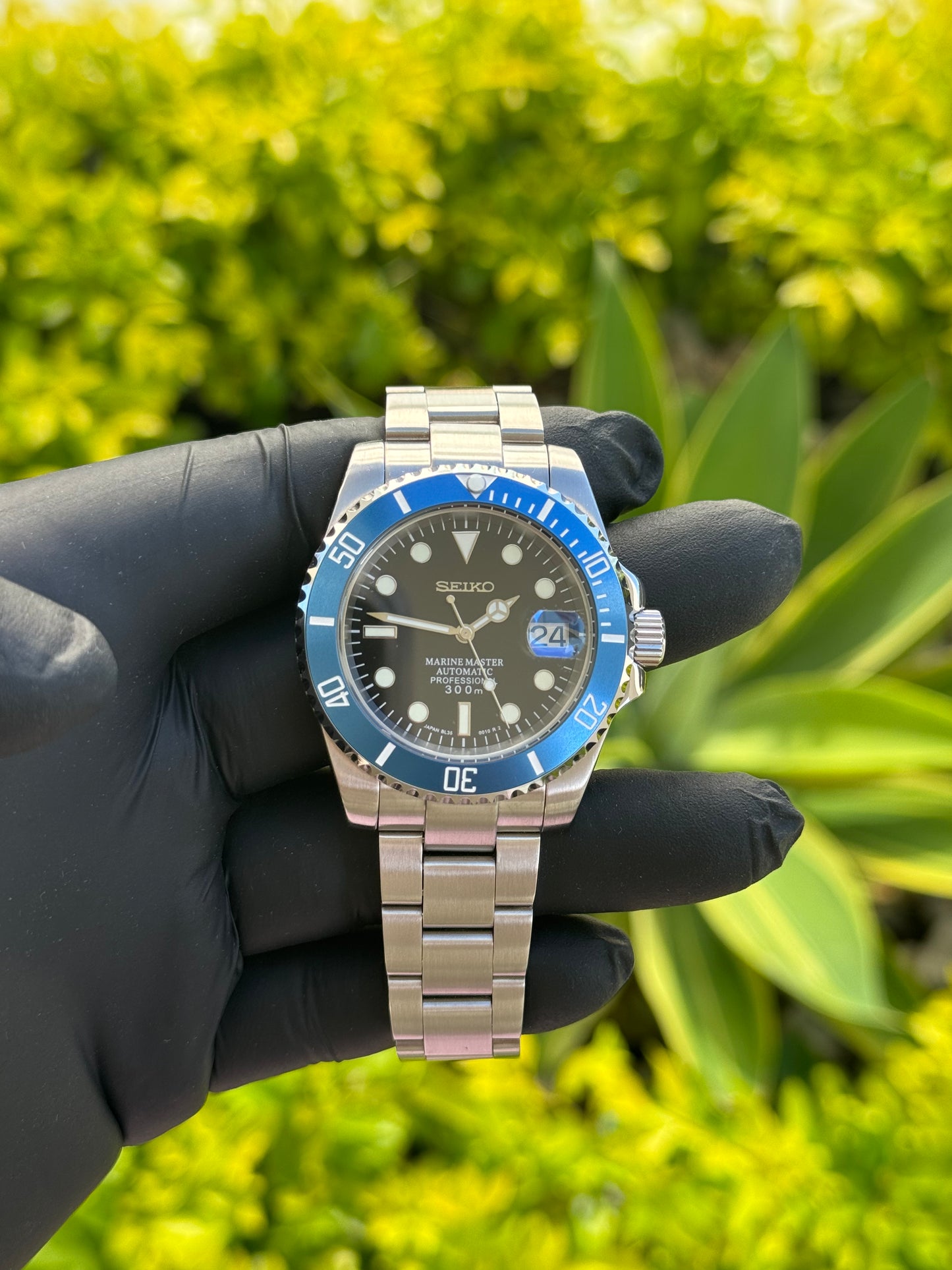 Royal Blue with Black Dial Marine Master Mod