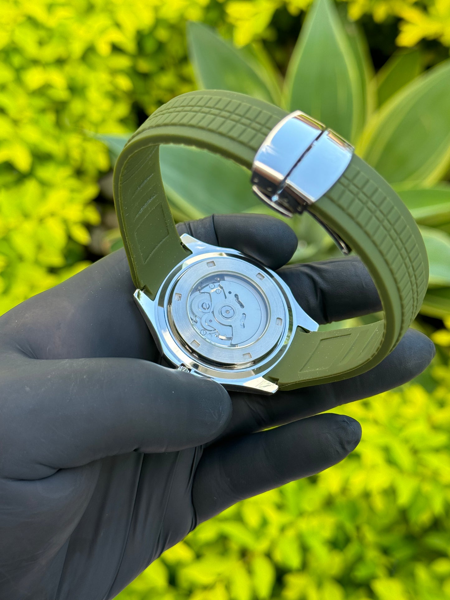 Aquanaut Mod W/Khaki Band - In Stock